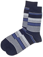 Н405 Мужские носки (темно-синий)