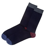 Н409 Мужские носки, Н409 (темно-синий)
