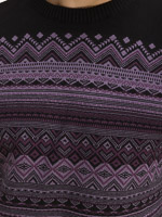 12-1020 Джемпер мужской (черно-фиолетовый)